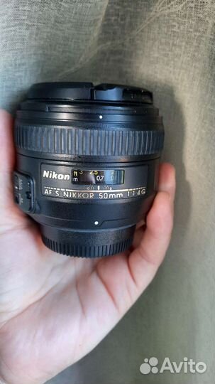 Объектив nikon 50mm f 1.4g af s nikkor