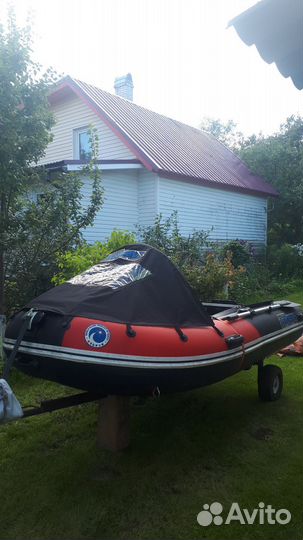 Лодка пвх Stormline extra+мотор nissan marine 9.9