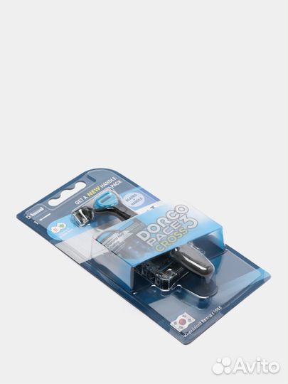 Бритва dorco pace Cross 3 (+ 5 кассет)