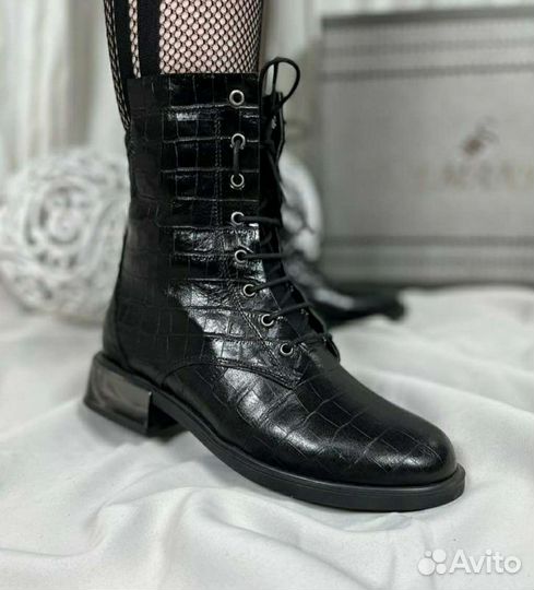 Ботинки зимние натуральные