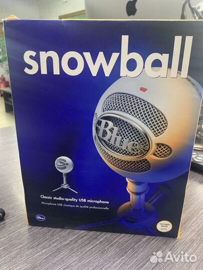 Микрофон USB Blue Snowball белый