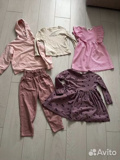 Вещи пакетом для девочки 110