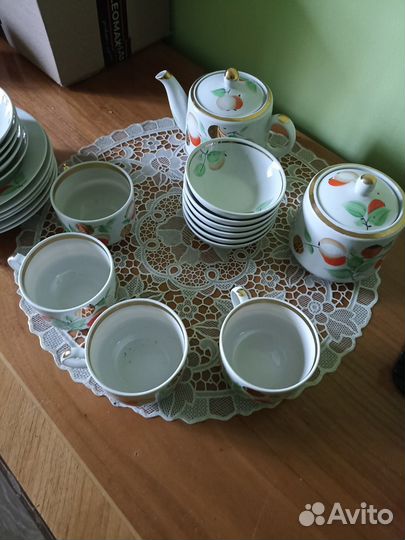 Чайный сервиз СССР фарфор