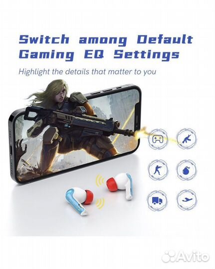 Беспроводные наушники QCY (Xiaomi) g1 новые