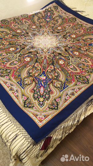 Шаль платок павловопосадский с биркой