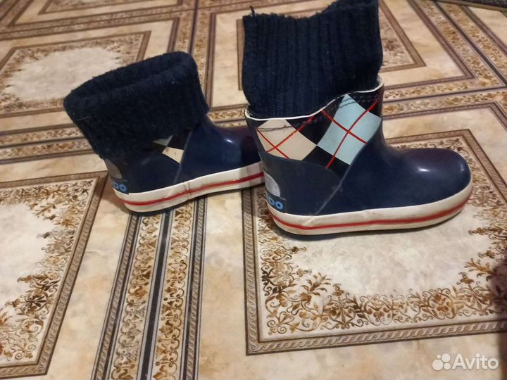 Резиновые полусапожки 23-24 размер