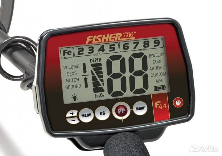 Металлоискатель Fisher F44 новый