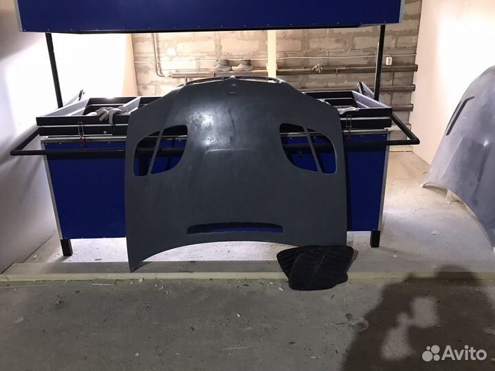 Капот обвес gtr для bmw e46