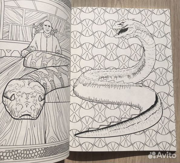 Раскраска антистресс Гарри Поттер