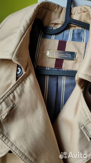 Плащ тренч massimo dutti