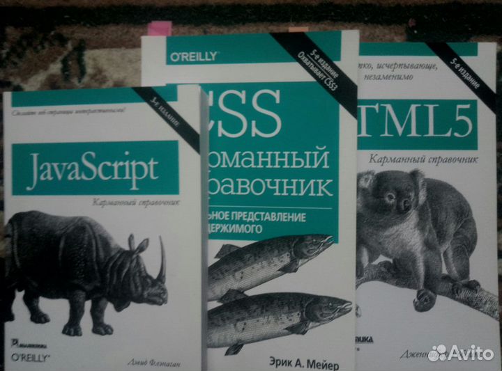 Книги Программирование JS, CSS, html