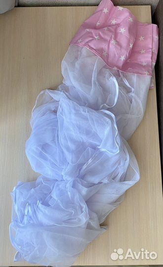 Бортики в кроватку для девочки