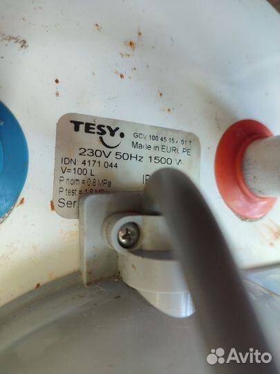 Водонагревательный бак Tesy 100 л