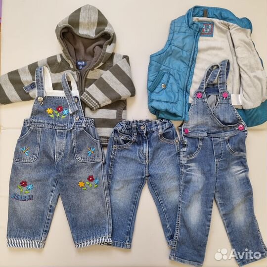 Пакет вещей и обуви на девочку 74 80 86