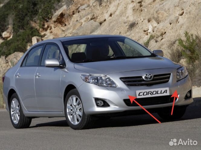 Toyota Corolla 150 (06-10) - Заглушка крюка перед