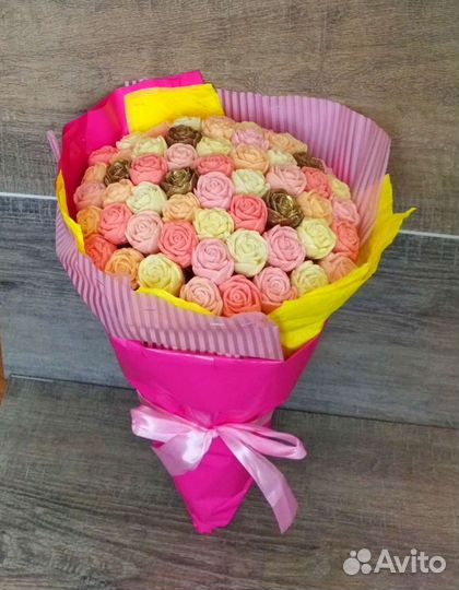 Шоколадные розы букет цветы