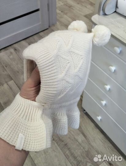 Зимняя шапка шлем капор