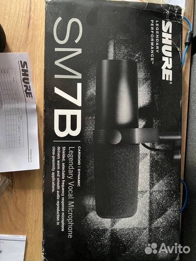 Микрофон shure sm7b