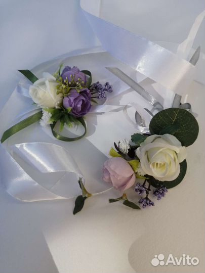 Бутаньерка свадебная