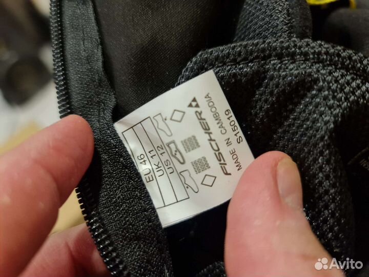 Ботинки лыжные Fischer RCS Carbon, конек, новые