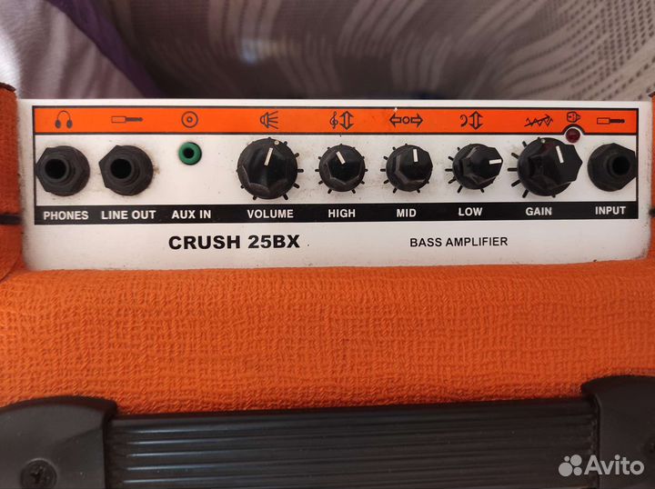 Ламповый комбоусилитель orange crush 25BX