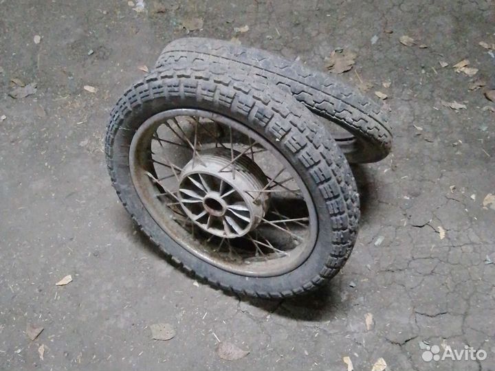 Колесо на Яву на боковой прицеп 3.50-16