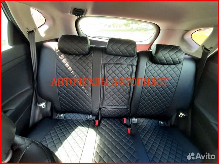 Чехлы Автопилот Chevrolet Aveo T250 из экокожи