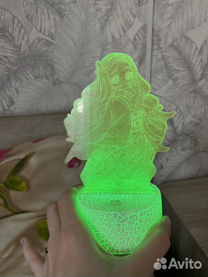 Новый 3D ночник аниме