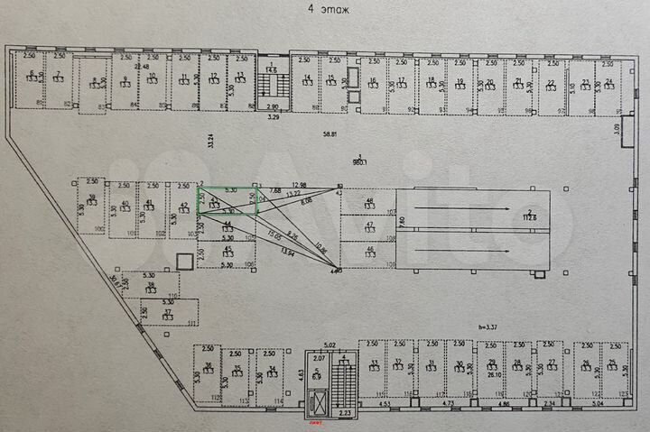 Машиноместо, 13 м²