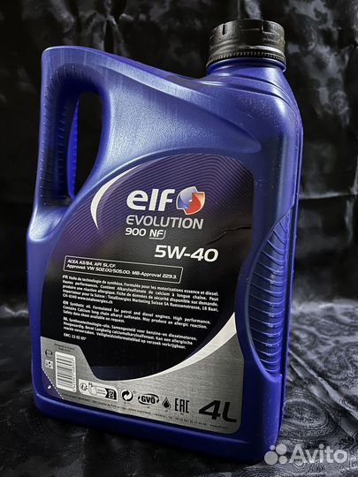 Моторное масло Elf Evolution 900 NF 5W-40 4л