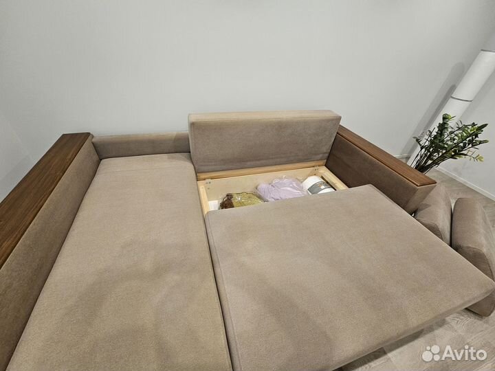 Большой угловой диван раскладной бу