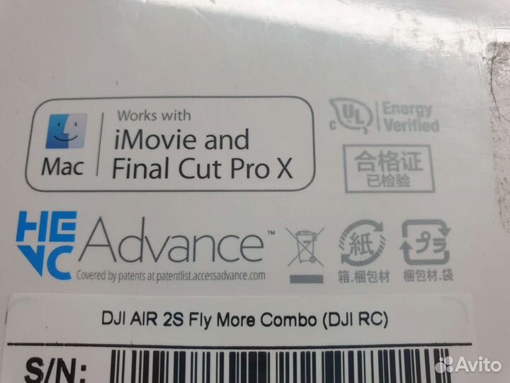 Dji Mavic Air 2s combo (новый)