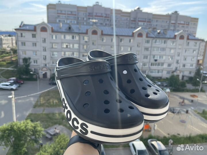 Crocs черные мужские