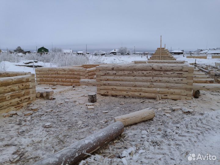 Сруб бани 3*4