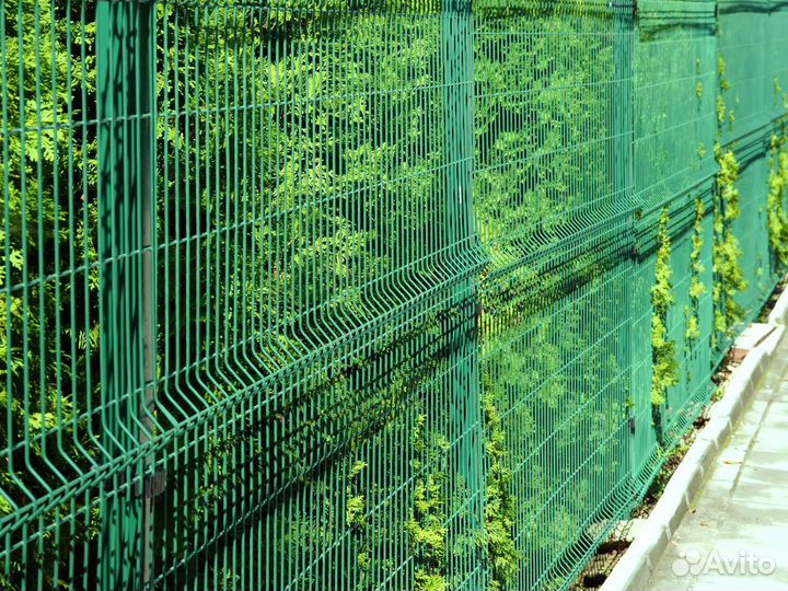 Забор сетка 3д монтирование 1-2 дня