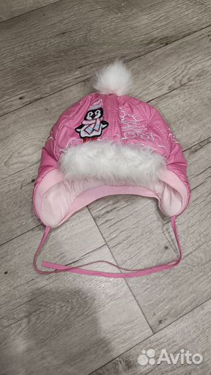 Шапка зимняя для девочки 1-3г
