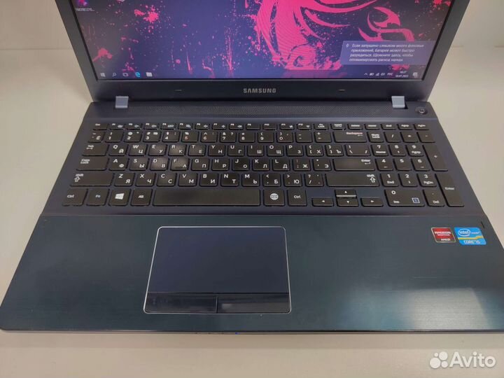 Игровой ноутбук Samsung i5-2.6ghz,amd-2gb,12gb