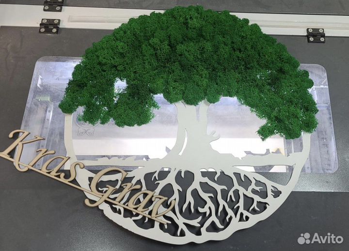 Панно из стабилизированного мха