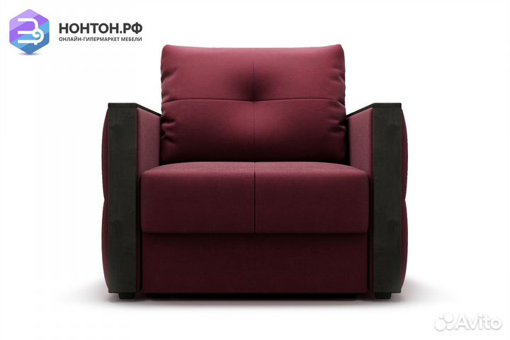 Кресло еврокнижка Инсайд бордовое