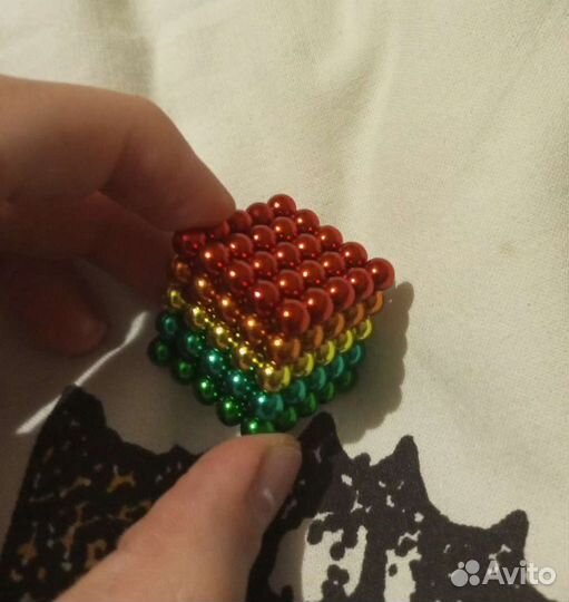 Неокуб магнитный куб разноцветный 125 шариков 5мм