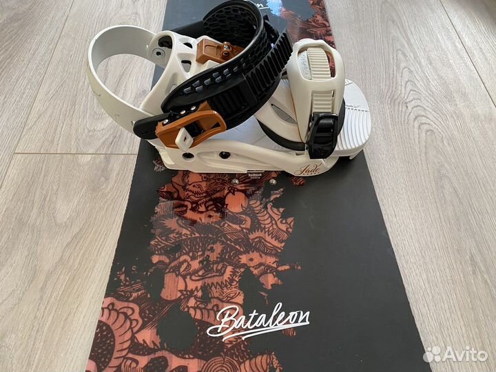 Сноуборд bataleon storm 148 и крепы Drake