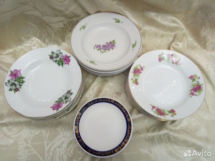 Тарелки кобальт, Дулево, Япония