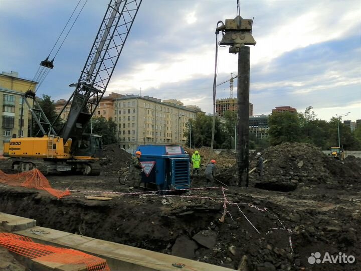 Аренда вибропогружателей junttan, muller