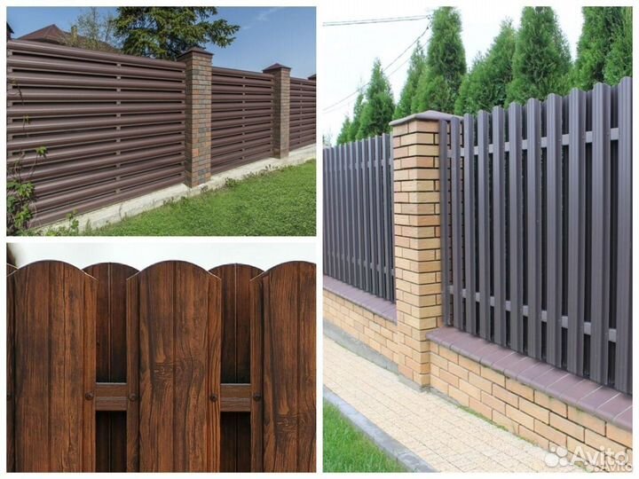 Евроштакетник / Забор из евроштакетника