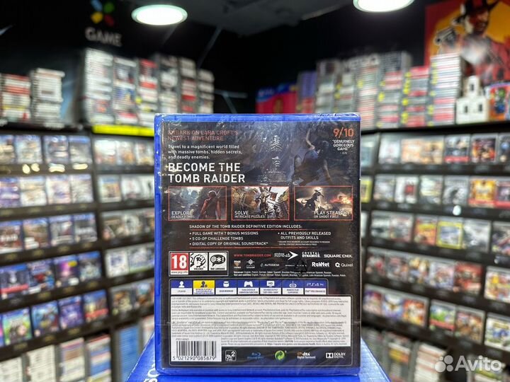 Игры для PS4: Shadow of the Tomb Raider Definitive