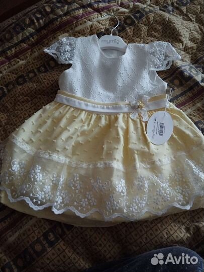 Платье для девочки праздничное 86 92