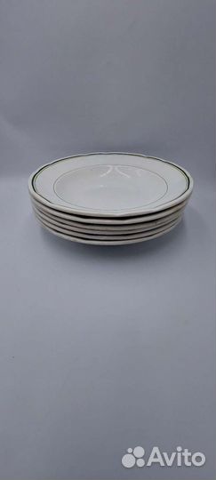6 Тарелок Песоченская фабрика 20-30 года