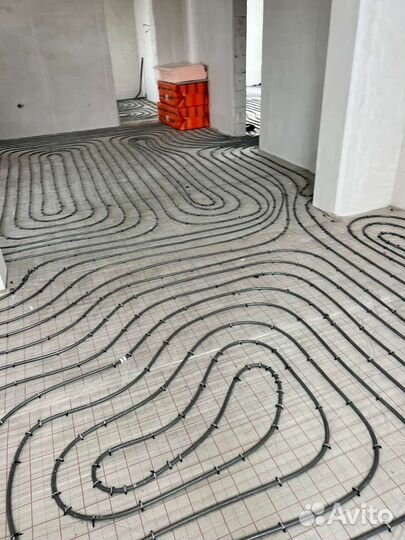 Установка тёплых полов монтаж радиаторного отоплен