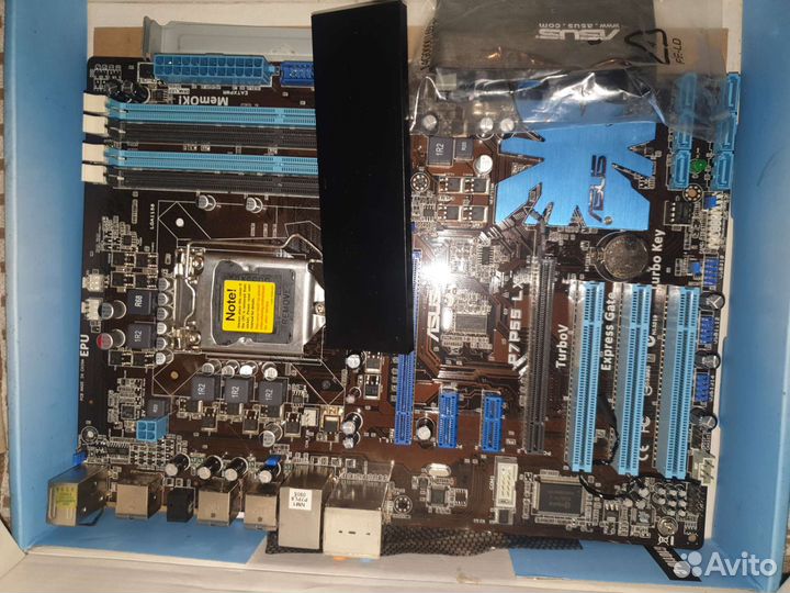 Материнская плата 1156 asus p7p55 lx
