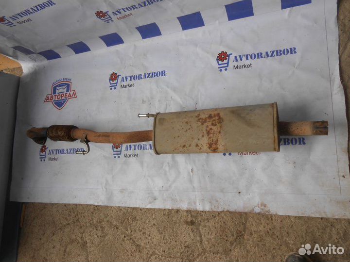 Приемная труба глушителя Skoda Rapid cfna 2014